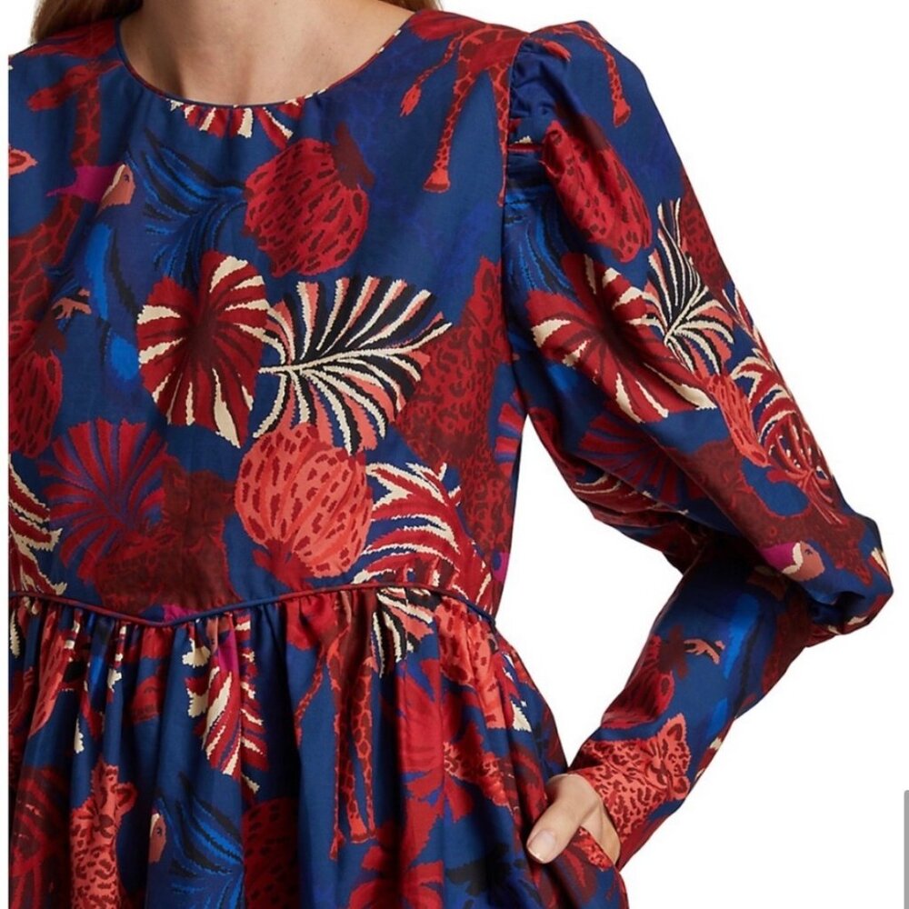 Farm Rio Animals Tapestry Mini Dress - Picture 6 of 15